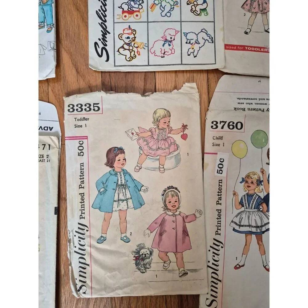 Vintage 1950s 1960s Toddler Child Sewing Pattern | Retro Girls Boys Outfit - Picture 4 of 11